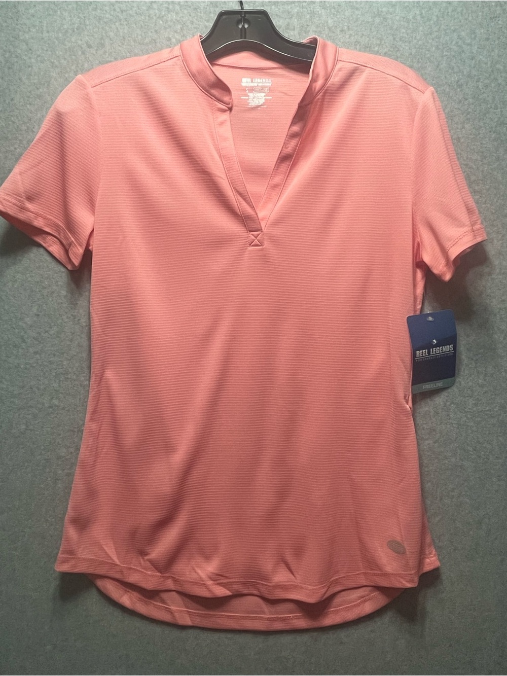 NWT Reel Legends FREEline Performance Shirt - Conch Shell Pink - Size Petite SM